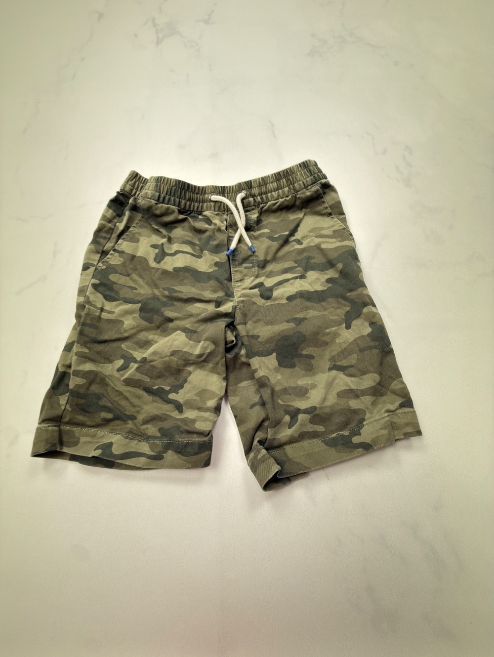 Gap Kids Camouflage Cargo Shorts Green Khaki Modern Military Inspired - Boys XL
